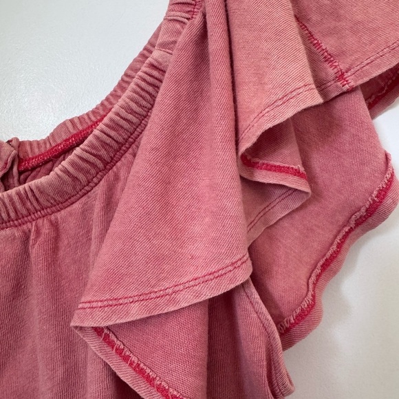 FREE PEOPLE “Love Letter Tube” off shoulder, coral - Picture 8 of 9